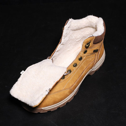 Zapatos de Trabajo Británicos Plus Velvet con Suela Reforzada para Hombre - Image 8