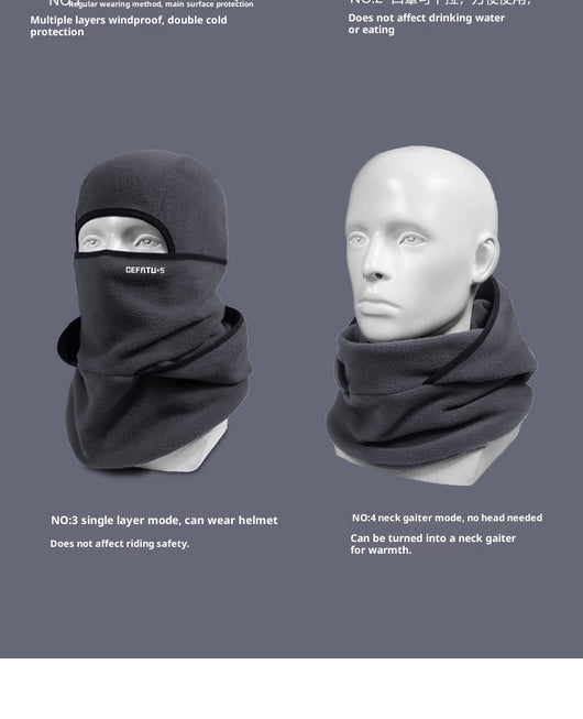 Gorro y Bufanda Térmica Integrada para Invierno - Image 12