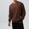 Jacquard Striped Athletic Sweatshirt, Relaxed Fit with Dropped Shoulders