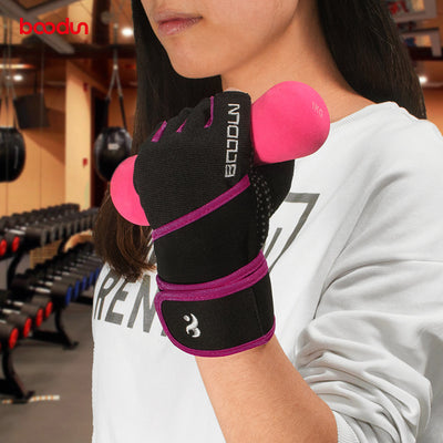 Guantes de Levantamiento con Soporte de Muñeca Antideslizante - Image 3