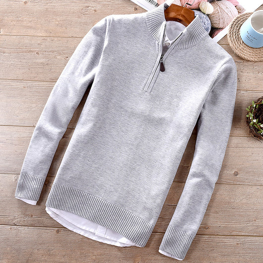 Suéter Slim Fit Talla Grande en Lana Merino - Manga Larga - Image 3