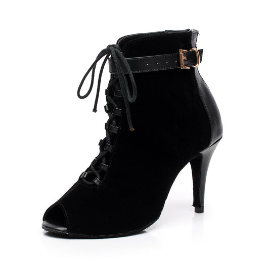 Botas Negras para Mujer con Tacón Medio y Bajo - Image 7