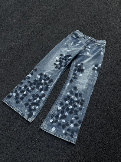 Pantalones Jeans Anchos Acampanados para Hombre - Image 6