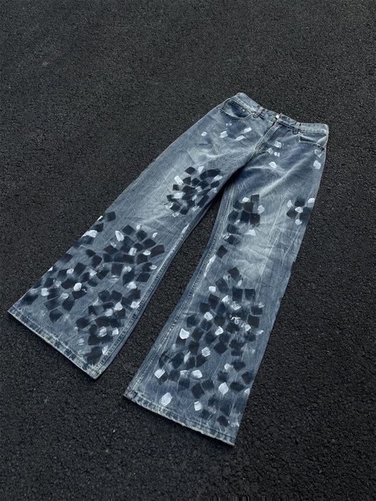 Pantalones Jeans Anchos Acampanados para Hombre - Image 6