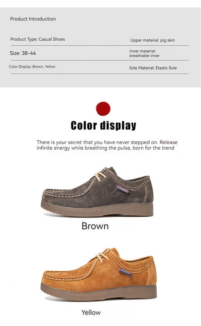 Tenis de Cuero Casual Coreano Estilo Británico - Sneakers Versátiles para Hombre - Image 11