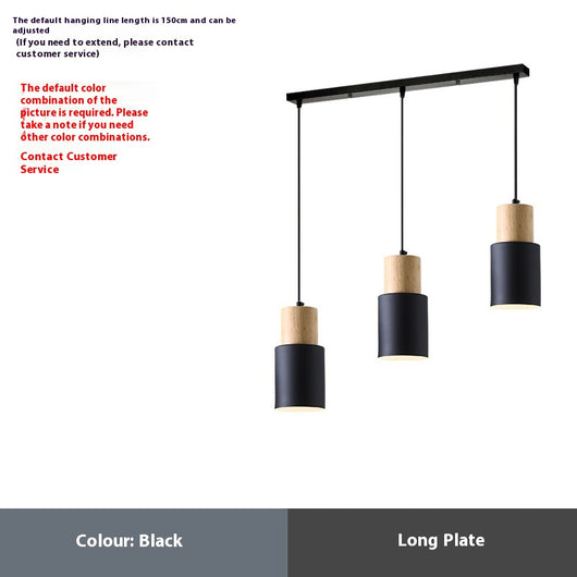 Lámpara de Techo Macarrón de Madera - Diseño Minimalista y Elegante - Image 5