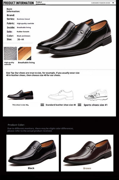 Zapatos de Cuero para Hombre Elegancia Casual Transpirable - Image 12