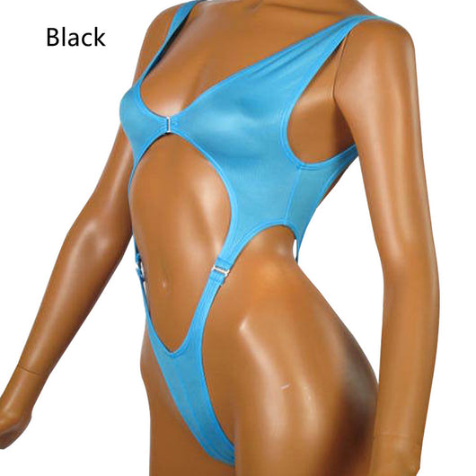 Traje de Baño Enterizo Transparente Triangle Micro - Image 6
