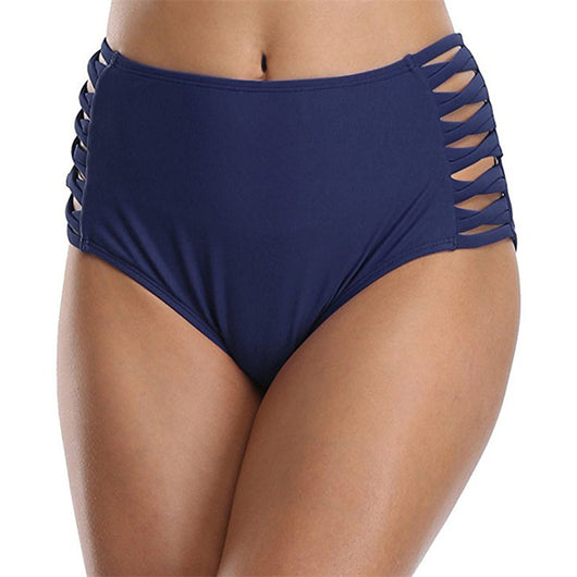 Shorts de Baño Mujer Diseño Calado Colores Sólidos - Image 12