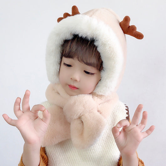 Gorro Infantil con Orejas de Conejo - Bufanda Integrada - Image 17