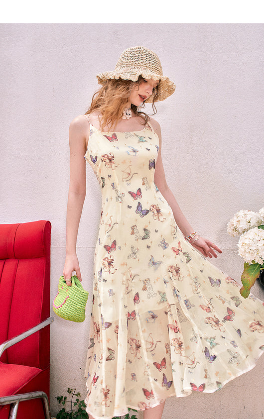 Vestido Deslizante Estampado para Mujer - Image 11
