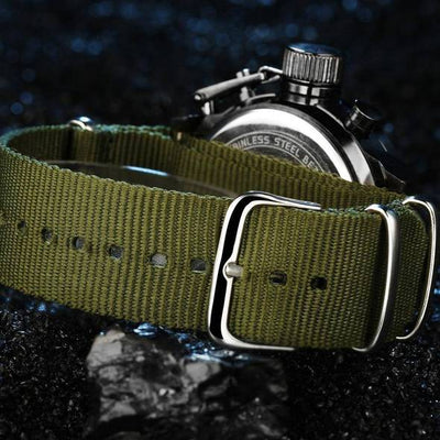 Reloj Deportivo Multifunción para Hombre - Estilo Urbano con Correa de Lona - Image 3