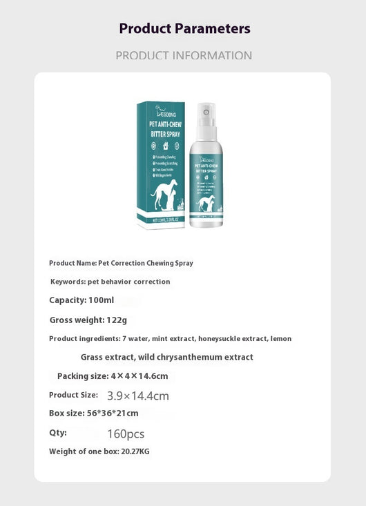 Spray Corrector Antimasticación para Perros y Gatos - Protege tu Sofá - Image 6