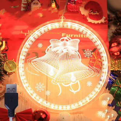 Lámpara Colgante 3D LED Navideña para Decoración del Hogar - Image 18