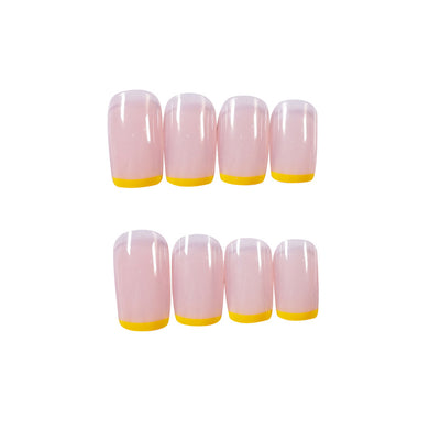Parches de Uñas Francesas Nude Pequeños - Image 5