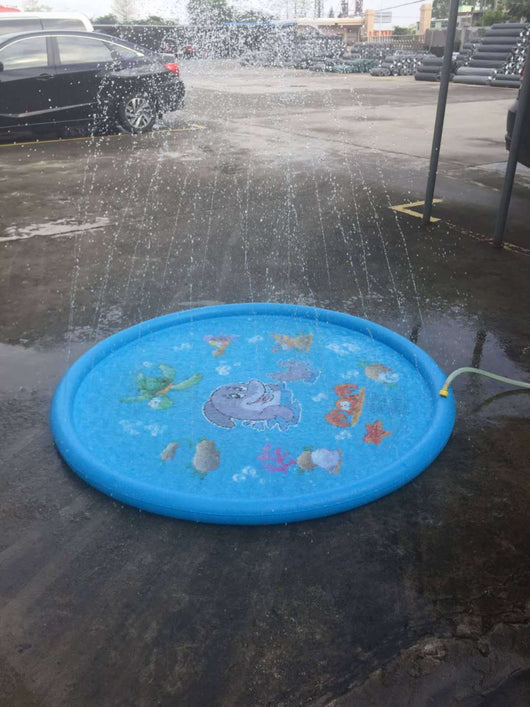 Tapete Inflable para Juegos de Agua - Aspersor Refrescante para Niños - Image 5