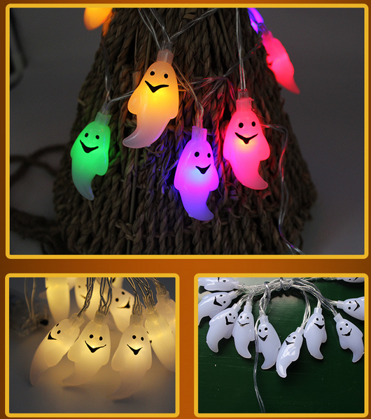 Guirnalda LED de Calabazas para Halloween - Luces Decorativas - Image 4