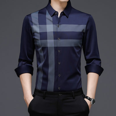 Camisa Ejecutiva Sin Planchado para Hombre - Transpirable y Elástica - Image 7