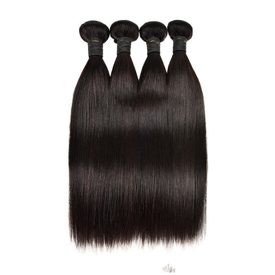 Peluca de Cabello Natural Xu Chang - Flequillo Degradado Color Natural - Image 5
