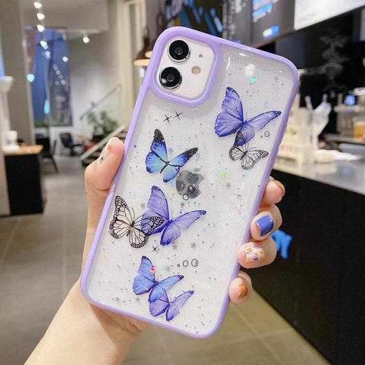 Funda Protectora con Mariposa de Epoxy y Brillo Hipoalergénica - Image 4