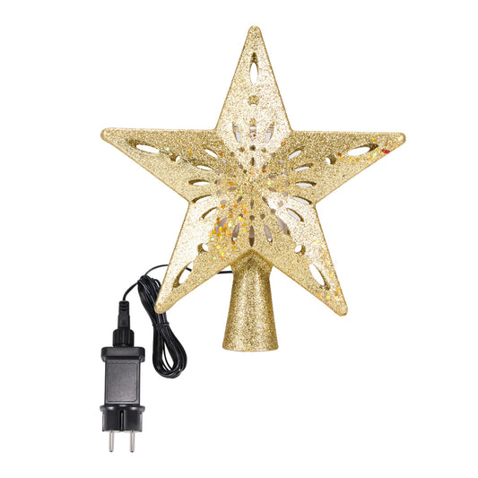 Estrella Luminosa LED para Árbol de Navidad con Proyector Láser de Copos de Nieve - Image 2