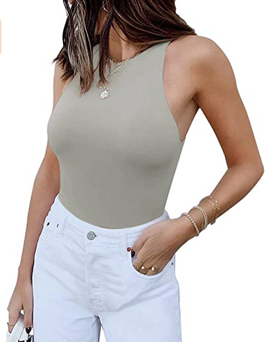 Body Deportivo Mujer Tirantes Espalda Nadadora Cuello Halter - Image 9