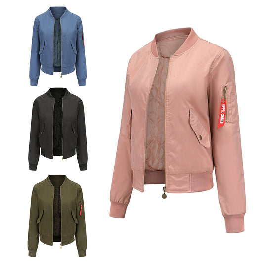 Chaqueta Bomber Deportiva para Mujer - Primavera y Otoño - Image 15