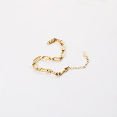 Pulsera de Cadena Gruesa Hueca - Diseño Minimalista y Atrevido - Image 4