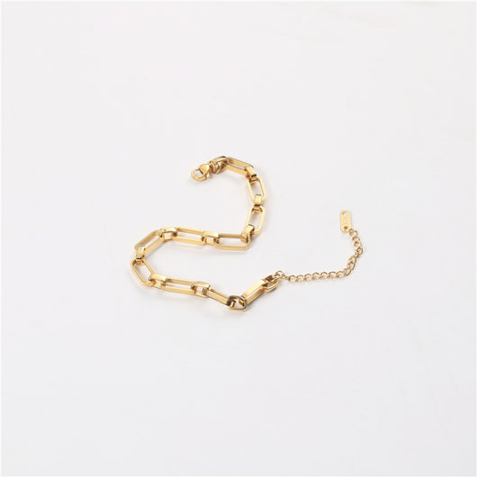 Pulsera de Cadena Gruesa Hueca - Diseño Minimalista y Atrevido - Image 4