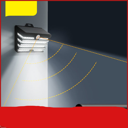 Lámpara Solar de Pared con Sensor de Movimiento - Iluminación Exterior Impermeable