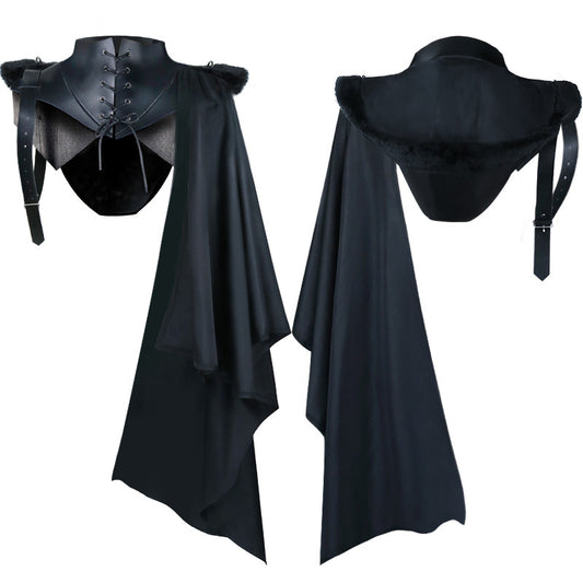 Capa Retro Demonio para Fiesta de Halloween