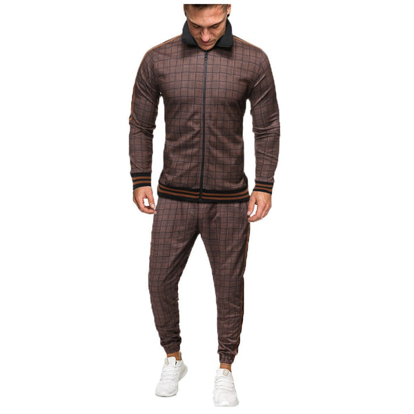 Traje Casual Deportivo a Cuadros