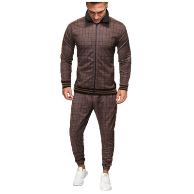 Traje Casual Deportivo a Cuadros