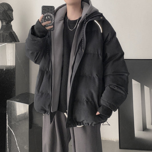 Chaqueta Acolchada con Capucha para Hombre - Estilo Urbano - Image 2