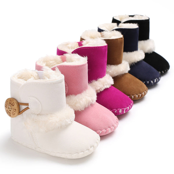 Zapatos de Bebé Antideslizantes con Forro de Terciopelo