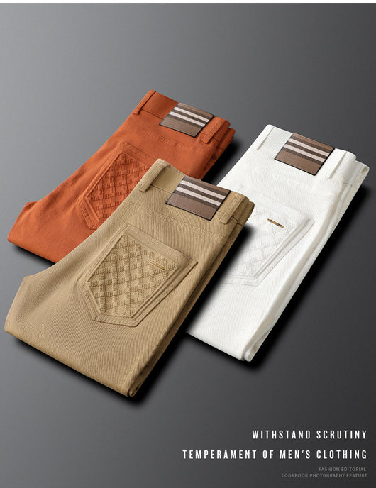 Pantalones de Negocios Slim Fit Algodón Transpirable Premium - Image 18