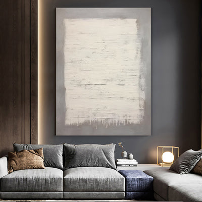 Cuadro Abstracto Wabi-Sabi Óleo Sobre Lienzo Decoración Moderna Sin Marco - Image 2