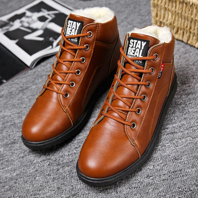 Botas Martin de Algodón para Hombre con Forro de Terciopelo - Image 17