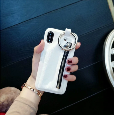 Funda iPhone con Bolsa de Cuero y Llavero Compatible - Image 20