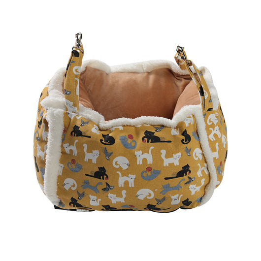 Hamaca Colgante Semiencerrada para Gatos - Nido Elevado Confortable - Image 8