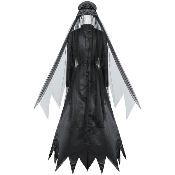 Disfraz de Novia Fantasma Vampiro para Halloween - Traje Cosplay Terrorífico Completo - Image 3