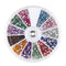 Uñas Postizas con Brillantes - 12 Colores Deslumbrantes