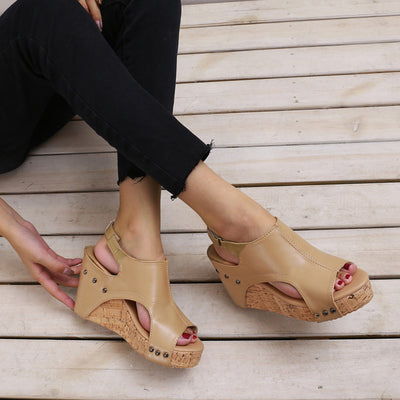 Sandalias Romanas para Mujer con Plataforma Gruesa y Tacón Cuña - Image 6