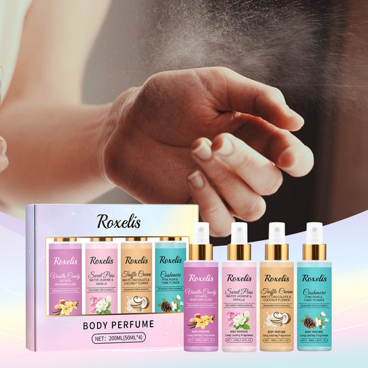 Kit de Perfume Corporal de Frutas Duradero - Fragancia Elegante de Larga Duración