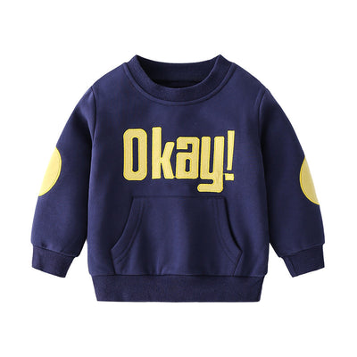 Sudadera Infantil Casual con Estampado English - Cuello Redondo Manga Larga - Image 4