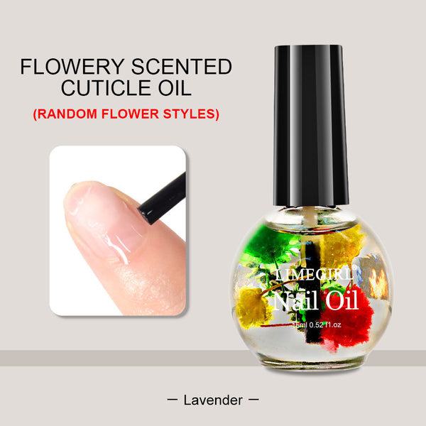 Aceite Nutritivo para Cutículas con Flores Deshidratadas 15ML - Image 5
