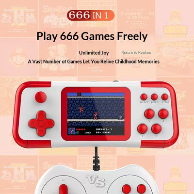 Consola de Juegos Portátil HD Dual para Dos Jugadores - Image 2