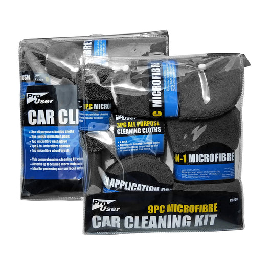 Kit Completo de Limpieza Automotriz 9 Piezas: Paños, Esponjas y Cepillos - Image 5