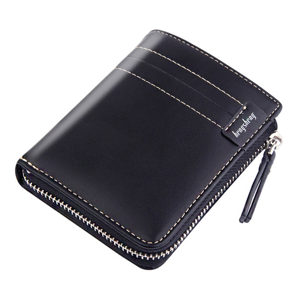 Billetera Corta para Hombre con Cierre Retro Estilo Vintage - Image 3