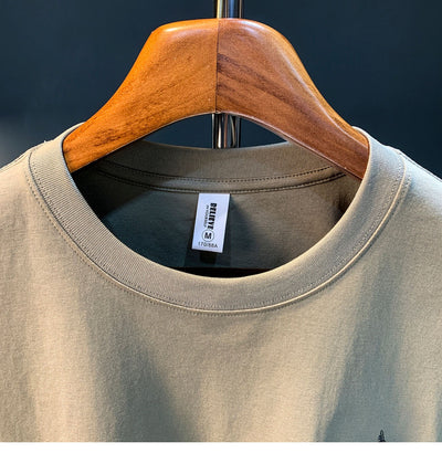 Camiseta Casual para Hombre Verano con Bordado Minimalista - Image 24